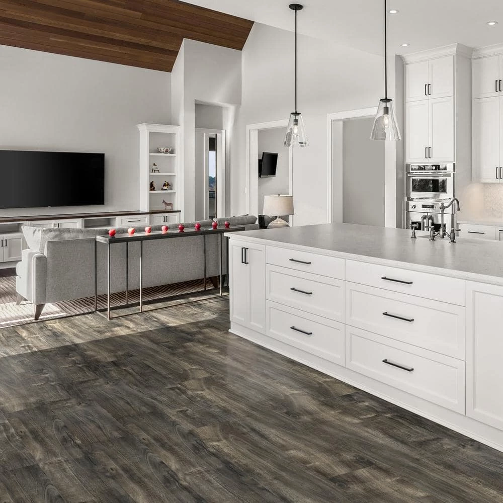Aberdeen 12 mm T x 7.48 in W x 47.72 in L Water Resistant Laminate Flooring (19.83 sq. ft. / case) by Home Decorators Collection 2 Aberdeen 12 mm T x 7.48 in W x 47.72 in L Water Resistant Laminate Flooring (19.83 sq. ft. / case) by Home Decorators Collection - Image 2