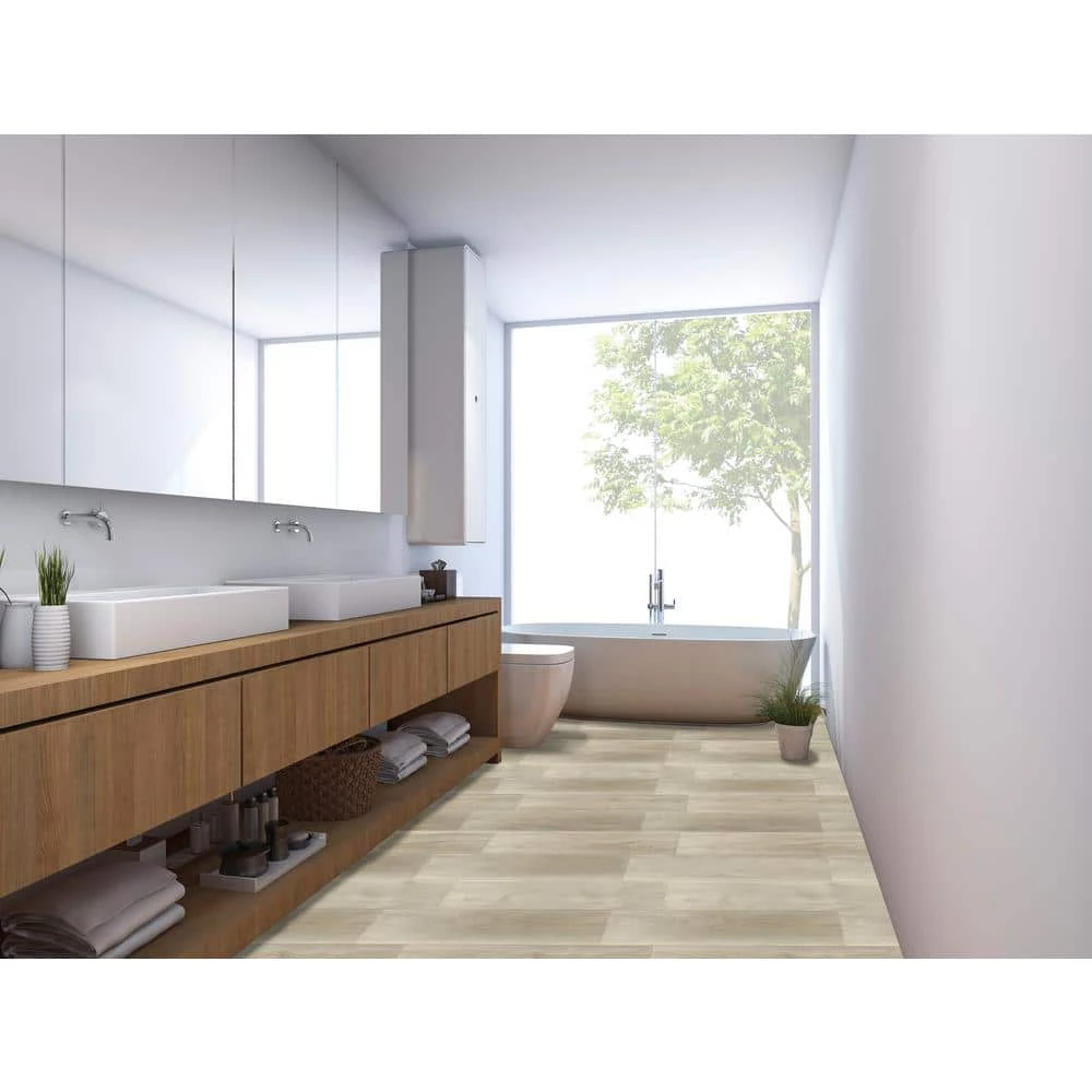 Almond Truffle Maple 7 in. x 42 in. Rigid Core Click Lock Luxury Vinyl Plank Flooring (20.79 sq. ft./case) by Home Decorators Collection 2 Almond Truffle Maple 7 in. x 42 in. Rigid Core Click Lock Luxury Vinyl Plank Flooring (20.79 sq. ft./case) by Home Decorators Collection - Image 2