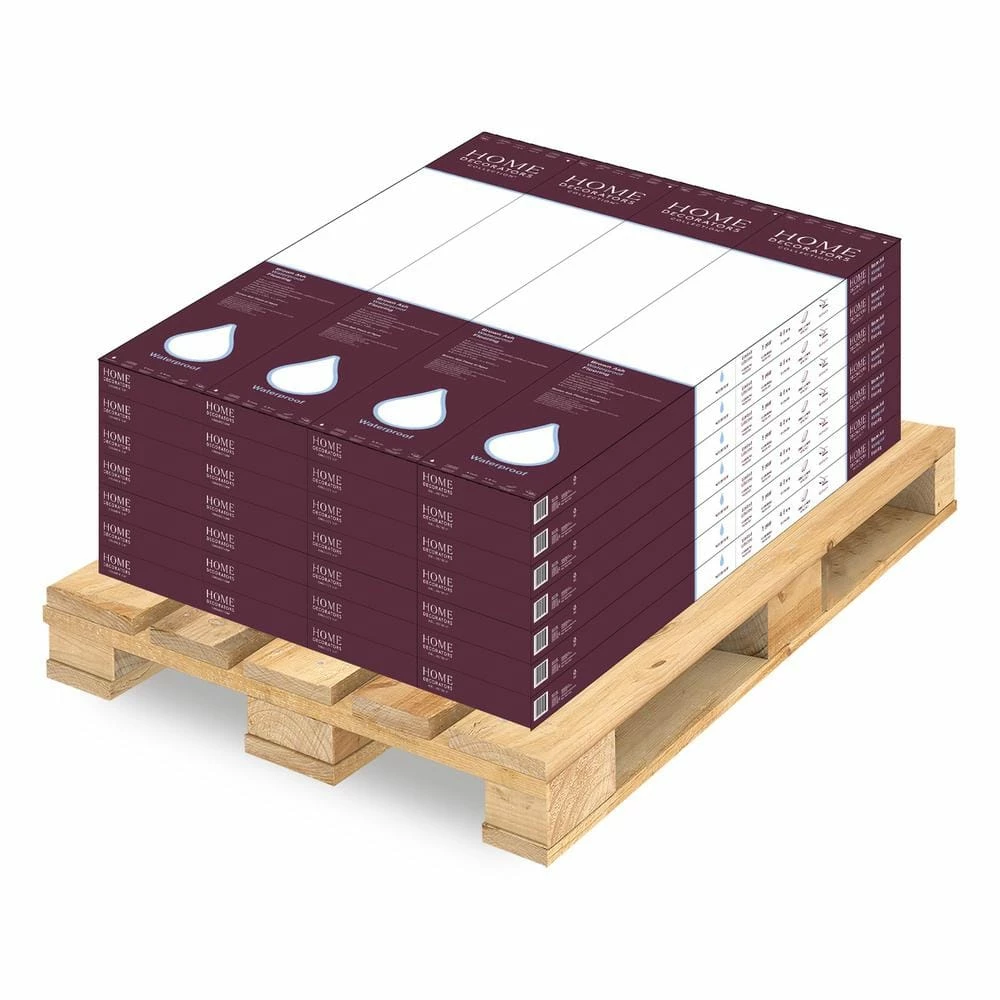 7.1 in. W Ash Clay Click Lock Luxury Vinyl Plank Flooring (28 cases/656.32 sq. ft./pallet) by Home Decorators Collection 3 7.1 in. W Ash Clay Click Lock Luxury Vinyl Plank Flooring (28 cases/656.32 sq. ft./pallet) by Home Decorators Collection - Image 3