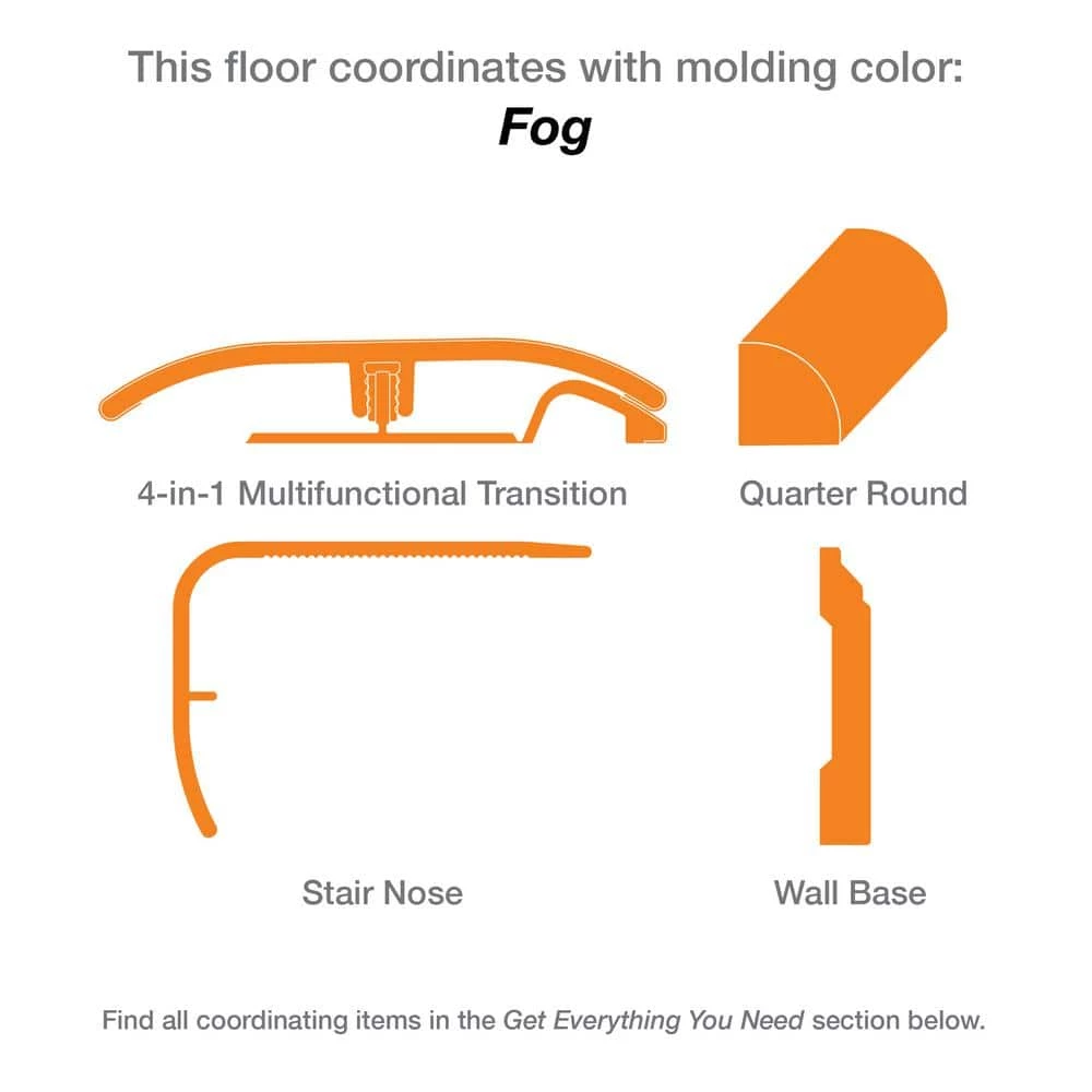 7 in. W x 42 in. L Athabasca Glacier Rigid Core Click Lock Luxury Vinyl Plank Flooring (20.78 sq. ft./case) by Home Decorators Collection 5 7 in. W x 42 in. L Athabasca Glacier Rigid Core Click Lock Luxury Vinyl Plank Flooring (20.78 sq. ft./case) by Home Decorators Collection - Image 5