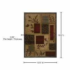 Veneer Beige/Multi 10 ft. x 13 ft. Area Rug by Home Decorators Collection -Home Decorators Store beige home decorators collection area rugs 0386640420 76 1000