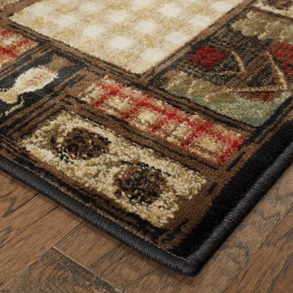 Mountain Top Beige 8 ft. x 10 ft. Cabin Area Rug by Home Decorators Collection 5 Mountain Top Beige 8 ft. x 10 ft. Cabin Area Rug by Home Decorators Collection - Image 5