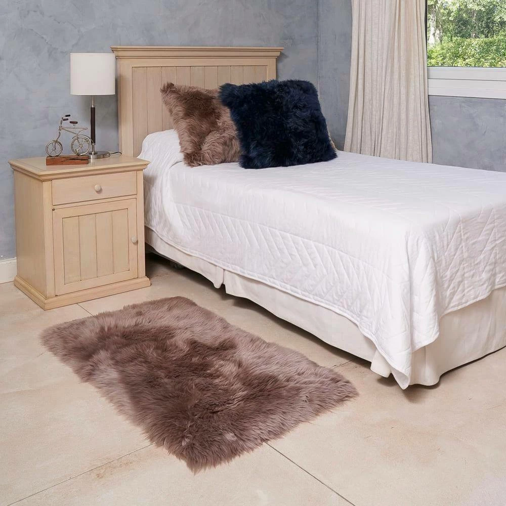 Unshorn Sheepskin Beige 2 ft. x 4 ft. Area Rug by Home Decorators Collection 2 Unshorn Sheepskin Beige 2 ft. x 4 ft. Area Rug by Home Decorators Collection - Image 2