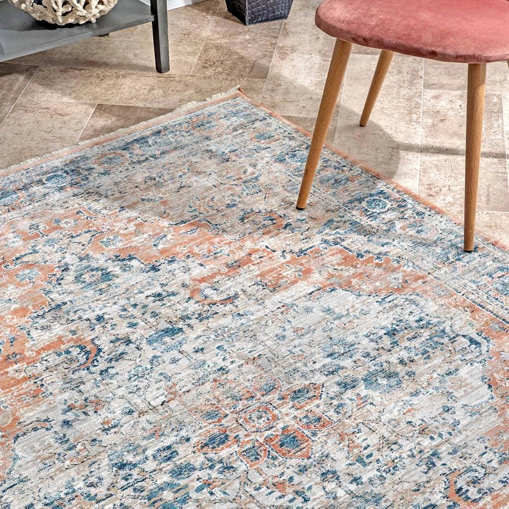 Piper Shaded Snowflakes Beige 8 ft. x 10 ft. Area Rug by Home Decorators Collection 3 Piper Shaded Snowflakes Beige 8 ft. x 10 ft. Area Rug by Home Decorators Collection - Image 3