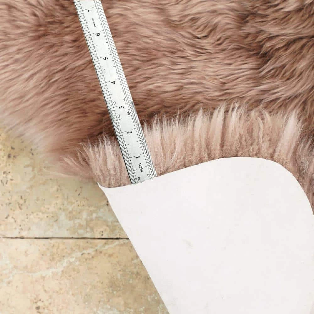 Unshorn Sheepskin Beige 2 ft. x 3 ft. Animal Shape Area Rug by Home Decorators Collection 6 Unshorn Sheepskin Beige 2 ft. x 3 ft. Animal Shape Area Rug by Home Decorators Collection - Image 6