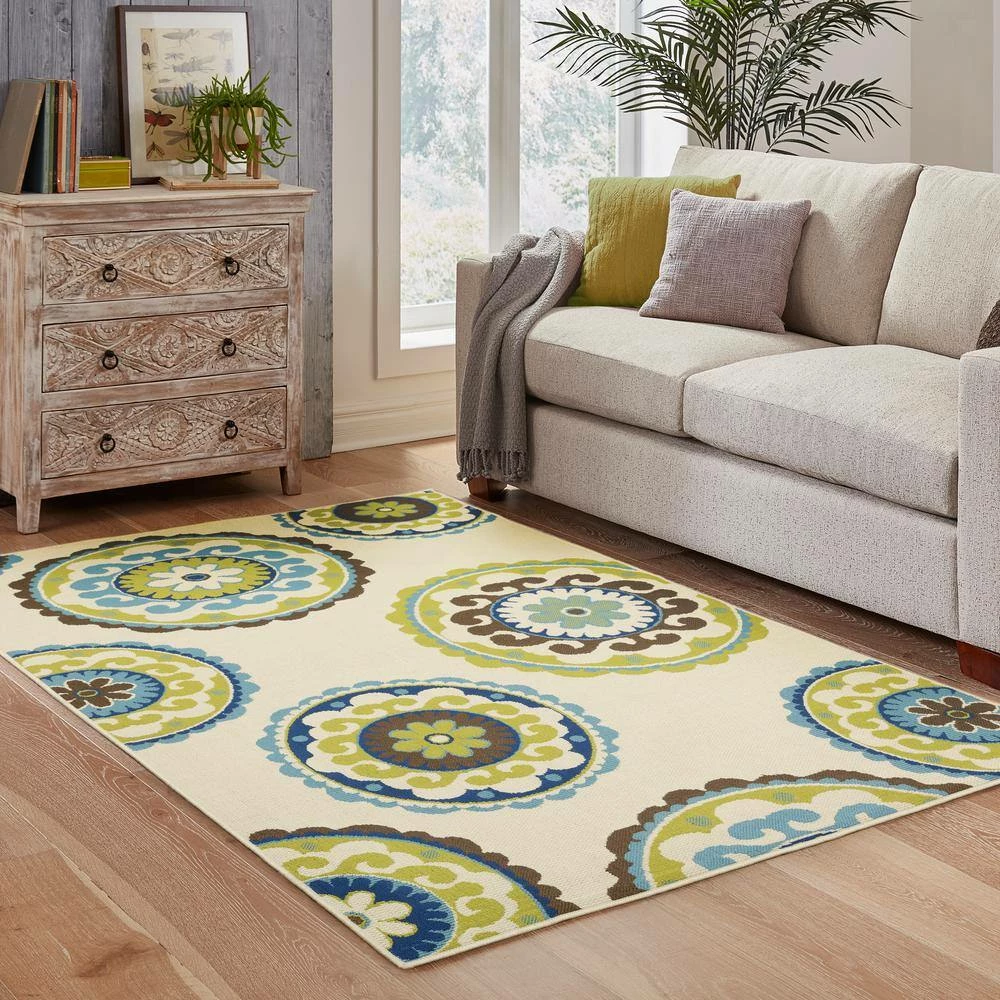 Cabana Beige 9 ft. x 13 ft. Area Rug by Home Decorators Collection 2 Cabana Beige 9 ft. x 13 ft. Area Rug by Home Decorators Collection - Image 2