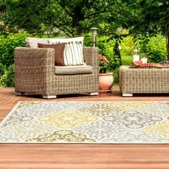 Sumba Beige 4 ft. x 6 ft. Indoor/Outdoor Area Rug by Home Decorators Collection -Home Decorators Store beige home decorators collection outdoor rugs 1359620420 31 1000