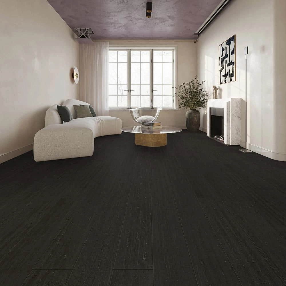 7-1/2 in. W Berkshire Hand Scraped Strand Woven Wide Plank Engineered Click Bamboo Flooring (22.70 sq. ft./case) by Home Decorators Collection 4 7-1/2 in. W Berkshire Hand Scraped Strand Woven Wide Plank Engineered Click Bamboo Flooring (22.70 sq. ft./case) by Home Decorators Collection - Image 4