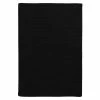 Solid Black 5 ft. x 8 ft. Braided Indoor/Outdoor Area Rug by Home Decorators Collection