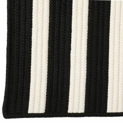 Baxter Black White 5 ft. x 8 ft. Braided Indoor/Outdoor Area Rug by Home Decorators Collection -Home Decorators Store black white home decorators collection outdoor rugs tr89r060x096s 40 1000