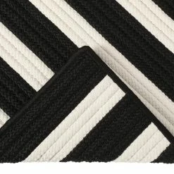 Baxter Black White 5 ft. x 8 ft. Braided Indoor/Outdoor Area Rug by Home Decorators Collection -Home Decorators Store black white home decorators collection outdoor rugs tr89r060x096s a0 1000