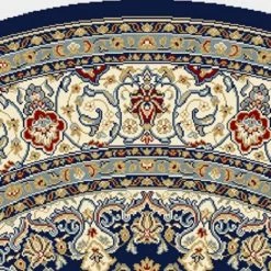 Nicholson Blue/Ivory 7 ft. x 10 ft. Oval Indoor Area Rug by Home Decorators Collection -Home Decorators Store blue home decorators collection area rugs 9172760310 c3 1000