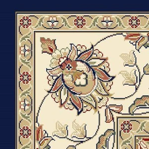 Judith Blue/Ivory 5 ft. x 8 ft. Indoor Area Rug by Home Decorators Collection 3 Judith Blue/Ivory 5 ft. x 8 ft. Indoor Area Rug by Home Decorators Collection - Image 3