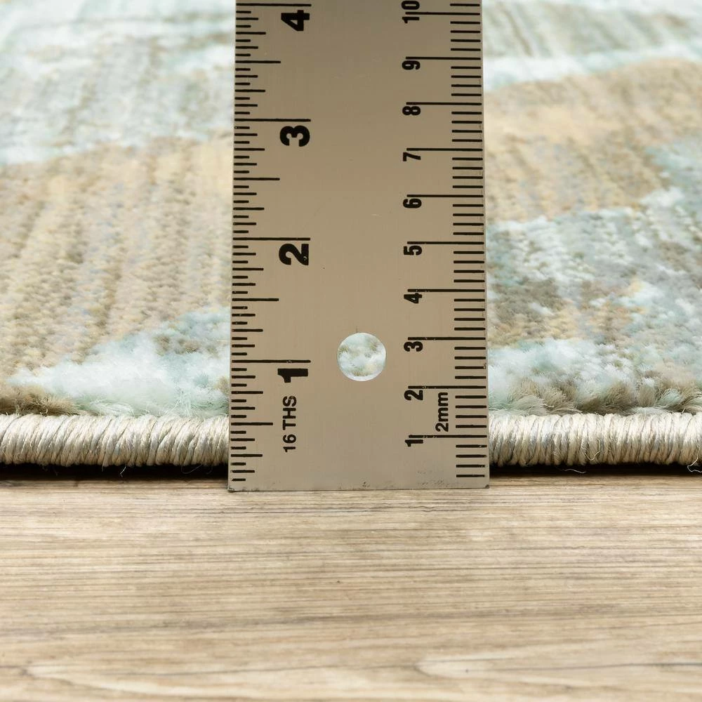 Java Blue 10 ft. x 13 ft. Area Rug by Home Decorators Collection 3 Java Blue 10 ft. x 13 ft. Area Rug by Home Decorators Collection - Image 3