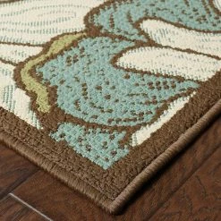 Jubilee Blue White 7 ft. x 10 ft. Indoor/Outdoor Area Rug by Home Decorators Collection 18 Jubilee Blue White 7 ft. x 10 ft. Indoor/Outdoor Area Rug by Home Decorators Collection -Home Decorators Store blue home decorators collection outdoor rugs 0564230310 1d 1000