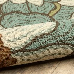 Jubilee Blue White 7 ft. x 10 ft. Indoor/Outdoor Area Rug by Home Decorators Collection 22 Jubilee Blue White 7 ft. x 10 ft. Indoor/Outdoor Area Rug by Home Decorators Collection -Home Decorators Store blue home decorators collection outdoor rugs 0564230310 1f 1000