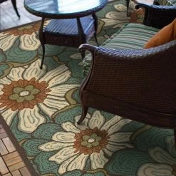 Jubilee Blue White 7 ft. x 10 ft. Indoor/Outdoor Area Rug by Home Decorators Collection 23 Jubilee Blue White 7 ft. x 10 ft. Indoor/Outdoor Area Rug by Home Decorators Collection -Home Decorators Store blue home decorators collection outdoor rugs 0564230310 44 1000