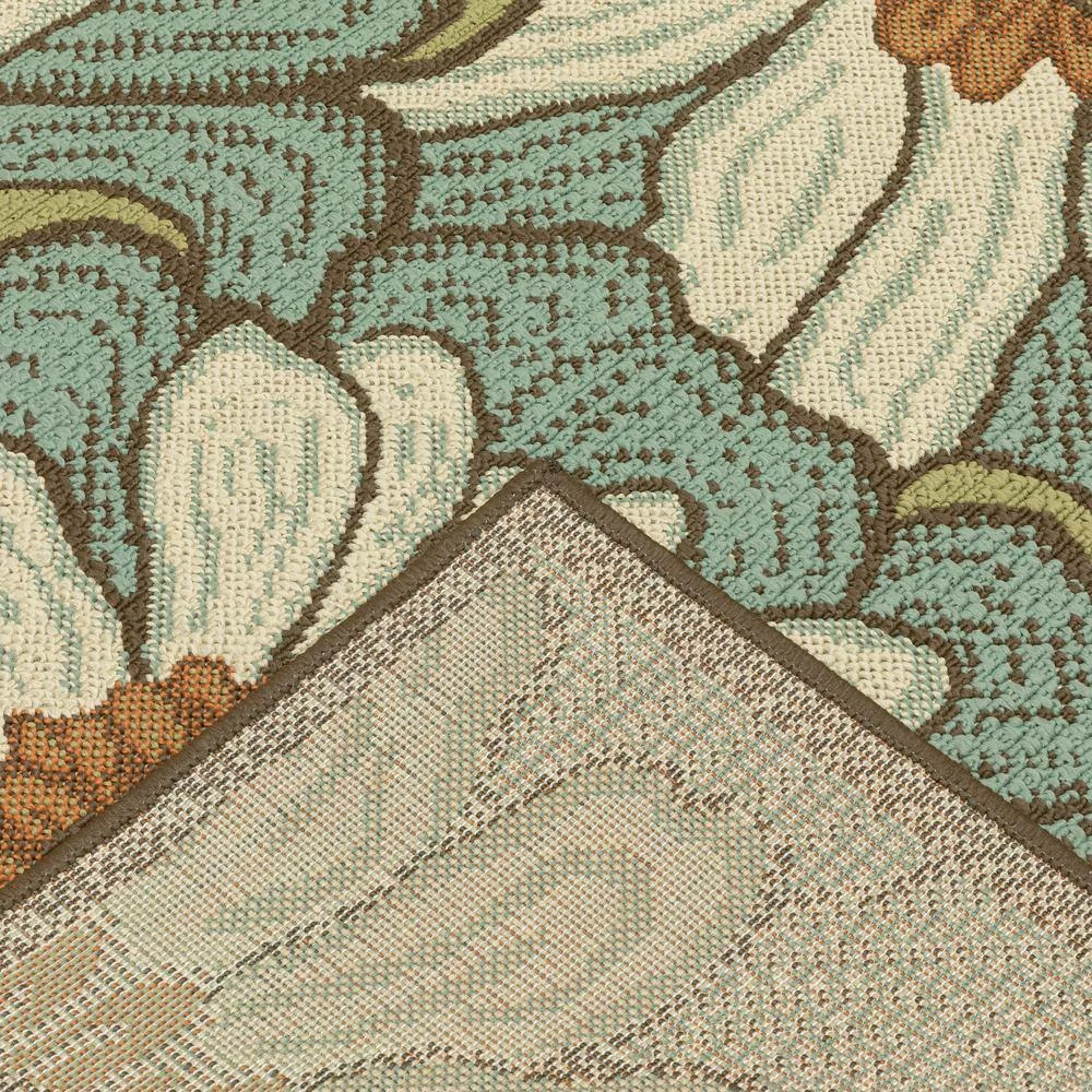 Jubilee Blue White 7 ft. x 10 ft. Indoor/Outdoor Area Rug by Home Decorators Collection 11 Jubilee Blue White 7 ft. x 10 ft. Indoor/Outdoor Area Rug by Home Decorators Collection - Image 11