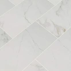 Carrara 12 in. x 24 in. Polished Porcelain Stone Look Floor and Wall Tile (16 sq. ft./Case) by Home Decorators Collection -Home Decorators Store carrara home decorators collection porcelain tile nhdcarr1224p 44 1000
