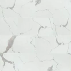 Carrara Luciano 11.81 in. W x 23.62 in. L Rigid Core Click Lock Luxury Vinyl Tile Flooring (19.37 sq. ft./case) by Home Decorators Collection