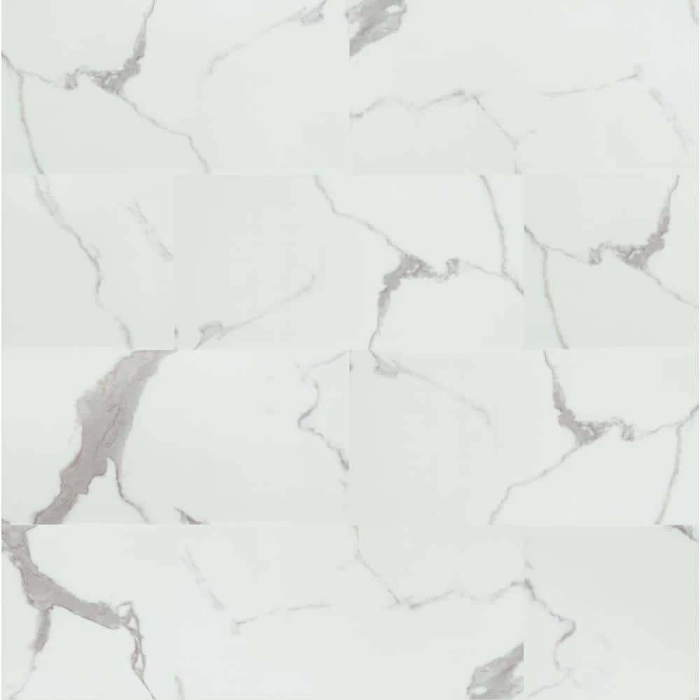 Carrara Luciano 11.81 in. W x 23.62 in. L Rigid Core Click Lock Luxury Vinyl Tile Flooring (19.37 sq. ft./case) by Home Decorators Collection 1 Carrara Luciano 11.81 in. W x 23.62 in. L Rigid Core Click Lock Luxury Vinyl Tile Flooring (19.37 sq. ft./case) by Home Decorators Collection