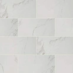 Carrara 12 in. x 24 in. Polished Porcelain Floor and Wall Tile (448 sq. ft./Pallet) by Home Decorators Collection