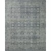 Leesa Charcoal/Grey 7 ft. 6 in. x 9 ft. 6 in. Traditional Polyester Area Rug by Home Decorators Collection