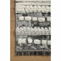 Jerome CHARCOAL / IVORY 3 ft. 11 in. x 5 ft. 7 in. Abstract Polypropylene/Polyester Area Rug by Home Decorators Collection -Home Decorators Store charcoal ivory home decorators collection area rugs 885369577901 c3 1000