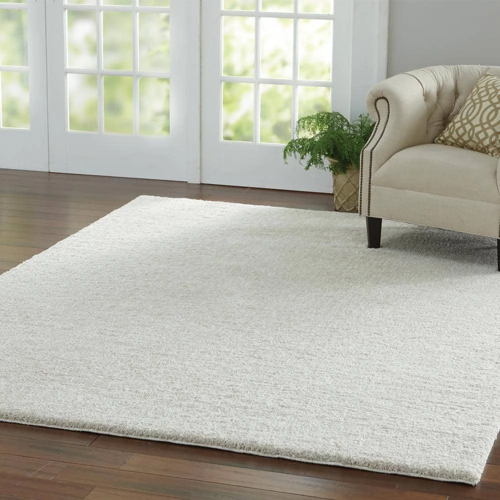 Ethereal Shag Cream Beige 10 ft. x 13 ft. Indoor Area Rug by Home Decorators Collection 2 Ethereal Shag Cream Beige 10 ft. x 13 ft. Indoor Area Rug by Home Decorators Collection - Image 2