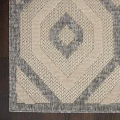 Palamos Cream 2 ft. x 10 ft. Geometric Contemporary Indoor/Outdoor Runner Rug by Home Decorators Collection -Home Decorators Store cream home decorators collection area rugs 774217 1d 1000