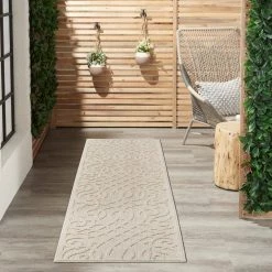 Palamos Cream 2 ft. x 8 ft. Geometric Contemporary Indoor/Outdoor Runner Rug by Home Decorators Collection 14 Palamos Cream 2 ft. x 8 ft. Geometric Contemporary Indoor/Outdoor Runner Rug by Home Decorators Collection -Home Decorators Store cream home decorators collection area rugs 774521 77 1000