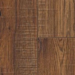 Distressed Brown Hickory 12 mm Thick x 6-1/4 in. Wide x 50-25/32 in. Length Laminate Flooring (15.45 sq. ft. / case) by Home Decorators Collection