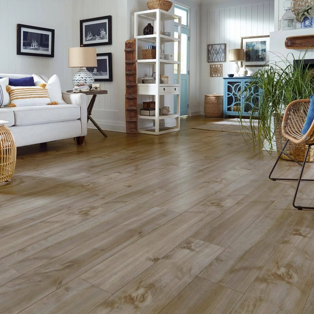 Ghost Ship Maple 7-1/2 in. W Water Resistant Laminate Wood Flooring (947.6 sq. ft./pallet) by Home Decorators Collection 6 Ghost Ship Maple 7-1/2 in. W Water Resistant Laminate Wood Flooring (947.6 sq. ft./pallet) by Home Decorators Collection - Image 6