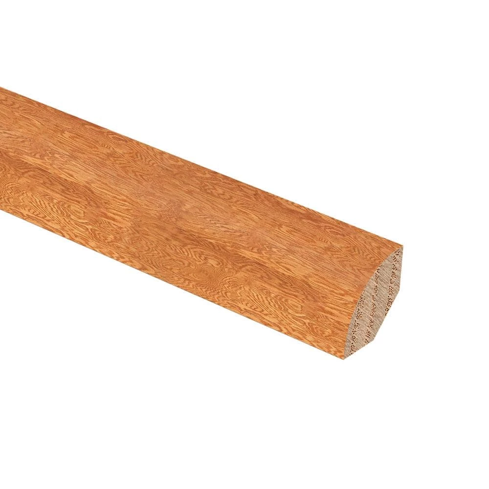 Golden Oak 3/4 in. Thick x 3/4 in. Wide x 94 in. Length Hardwood Quarter Round Molding by Zamma 1 Golden Oak 3/4 in. Thick x 3/4 in. Wide x 94 in. Length Hardwood Quarter Round Molding by Zamma