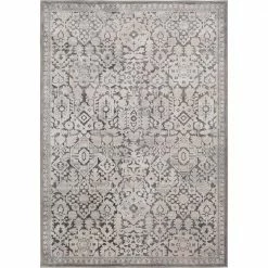 Skyline Gray 5 ft. x 7 ft.Floral Area Rug by Home Decorators Collection