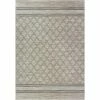 Traverse Gray 8 ft. x 10 ft. Trellis Polypropylene Area Rug by Home Decorators Collection