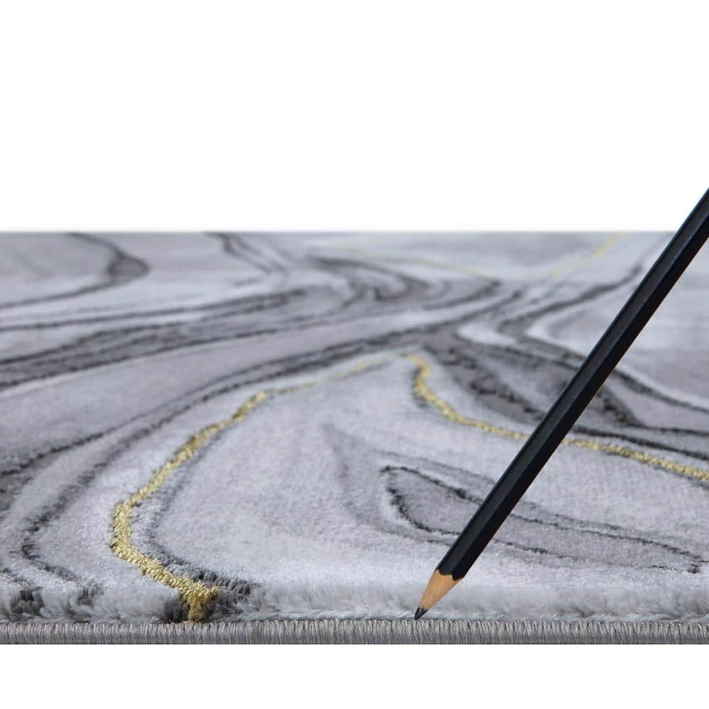 Matthew Grey 8 ft. x 10 ft. Area Rug by Home Decorators Collection 3 Matthew Grey 8 ft. x 10 ft. Area Rug by Home Decorators Collection - Image 3