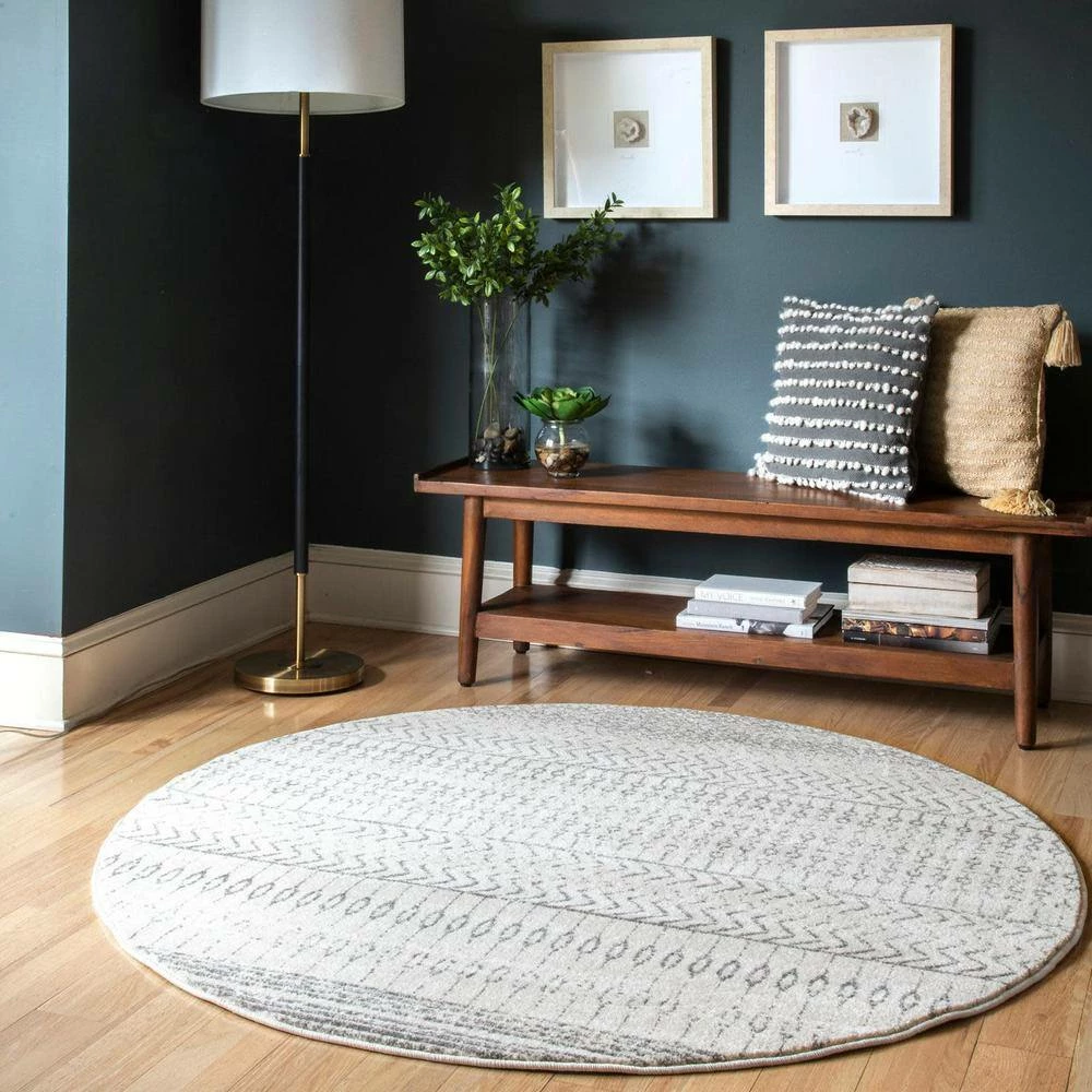 Nova Stripes Gray 12 ft. x 18 ft. Indoor Area Rug by Home Decorators Collection 7 Nova Stripes Gray 12 ft. x 18 ft. Indoor Area Rug by Home Decorators Collection - Image 7