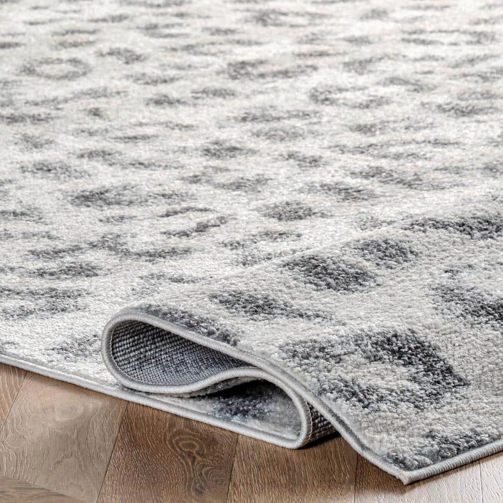 Sebastian Leopard Print Gray 10 ft. x 14 ft. Area Rug by Home Decorators Collection 6 Sebastian Leopard Print Gray 10 ft. x 14 ft. Area Rug by Home Decorators Collection - Image 6