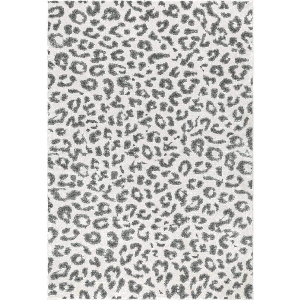 Sebastian Leopard Print Gray 10 ft. x 14 ft. Area Rug by Home Decorators Collection 1 Sebastian Leopard Print Gray 10 ft. x 14 ft. Area Rug by Home Decorators Collection