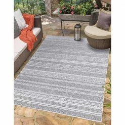 Rhapsody Gray 8 ft. x 10 ft. Indoor/Outdoor Area Rug by Home Decorators Collection 24 Rhapsody Gray 8 ft. x 10 ft. Indoor/Outdoor Area Rug by Home Decorators Collection -Home Decorators Store gray home decorators collection outdoor rugs 30417 44 1000