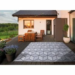 Kaleidoscope Gray 8 ft. x 10 ft. Indoor/Outdoor Area Rug by Home Decorators Collection -Home Decorators Store gray home decorators collection outdoor rugs 87167 4f 1000
