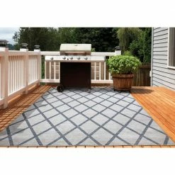 Trellis Gray 8 ft. x 10 ft. Indoor/Outdoor Area Rug by Home Decorators Collection 18 Trellis Gray 8 ft. x 10 ft. Indoor/Outdoor Area Rug by Home Decorators Collection -Home Decorators Store gray home decorators collection outdoor rugs 87227 1f 1000