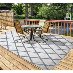 Trellis Gray 8 ft. x 10 ft. Indoor/Outdoor Area Rug by Home Decorators Collection 21 Trellis Gray 8 ft. x 10 ft. Indoor/Outdoor Area Rug by Home Decorators Collection -Home Decorators Store gray home decorators collection outdoor rugs 87227 76 1000