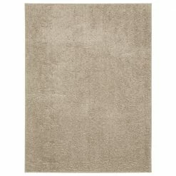 Belmont Greige 4 ft. x 6 ft. Solid Shag Area Rug by Home Decorators Collection