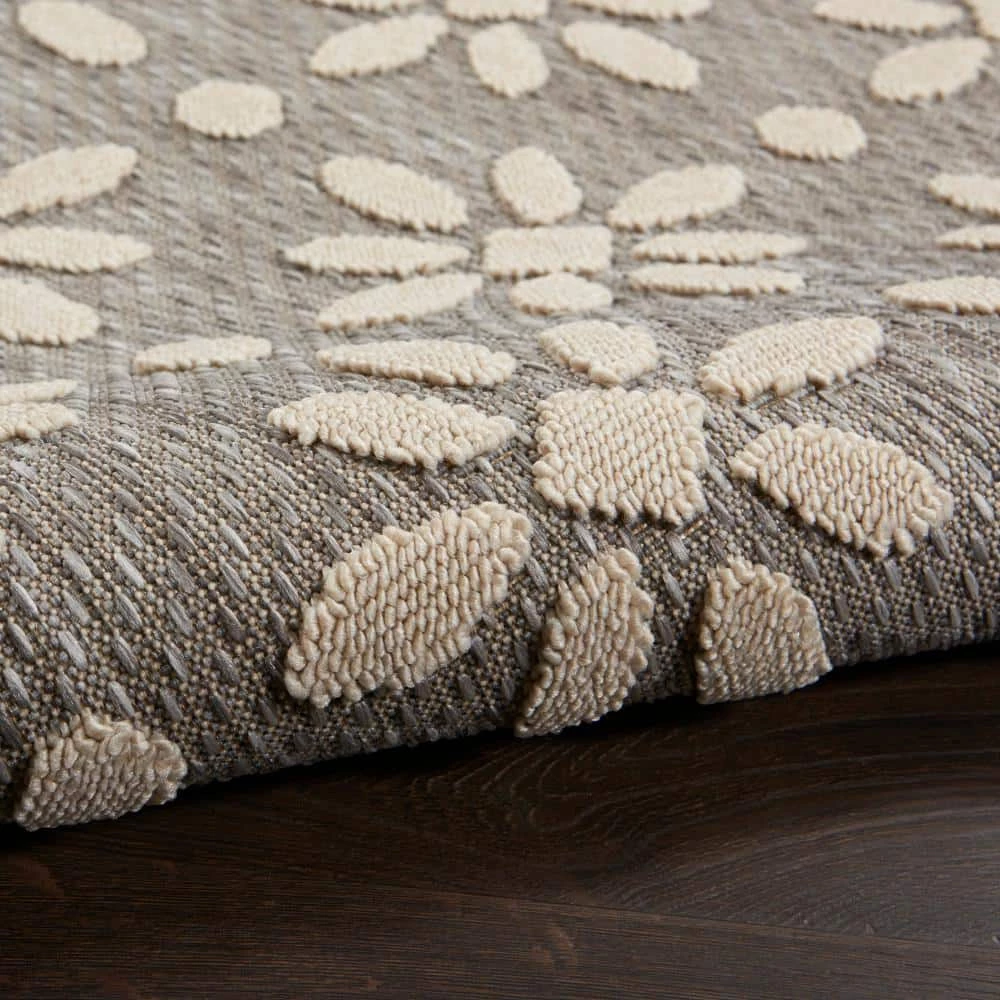 Palamos Grey 5 ft. x 7 ft. Geometric Contemporary Indoor/Outdoor Area Rug by Home Decorators Collection 6 Palamos Grey 5 ft. x 7 ft. Geometric Contemporary Indoor/Outdoor Area Rug by Home Decorators Collection - Image 6