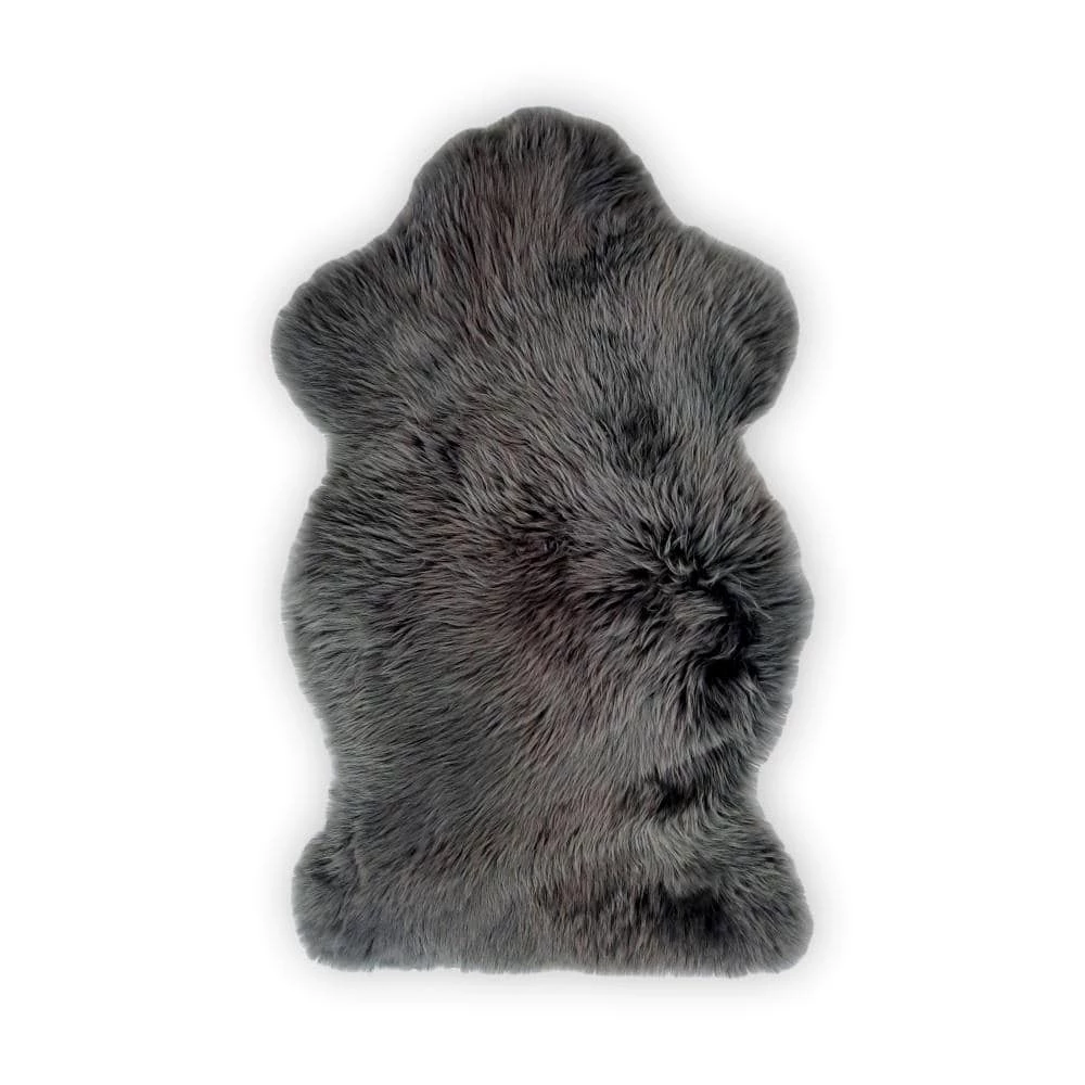 Unshorn Sheepskin Grey 2 ft. x 3 ft. Animal Shape Area Rug by Home Decorators Collection 1 Unshorn Sheepskin Grey 2 ft. x 3 ft. Animal Shape Area Rug by Home Decorators Collection