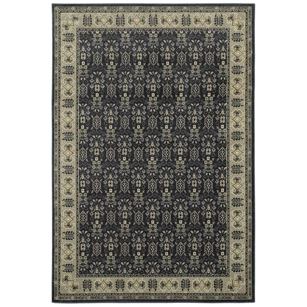 Gianna Indigo 8 ft. x 10 ft. Border Area Rug by Home Decorators Collection 1 Gianna Indigo 8 ft. x 10 ft. Border Area Rug by Home Decorators Collection