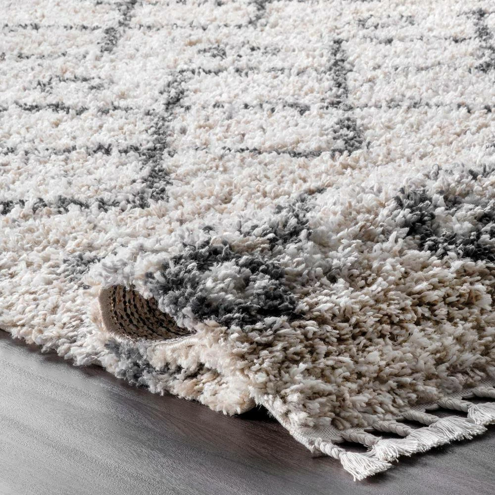 Transitional Kristi Shag Ivory 10 ft. x 14 ft. Indoor Area Rug by Home Decorators Collection 6 Transitional Kristi Shag Ivory 10 ft. x 14 ft. Indoor Area Rug by Home Decorators Collection - Image 6