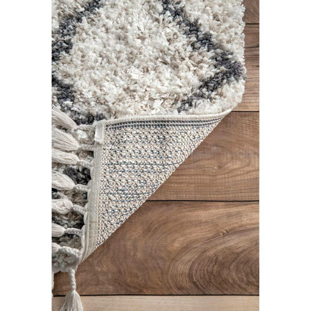 Transitional Kristi Shag Ivory 10 ft. x 14 ft. Indoor Area Rug by Home Decorators Collection 7 Transitional Kristi Shag Ivory 10 ft. x 14 ft. Indoor Area Rug by Home Decorators Collection - Image 7
